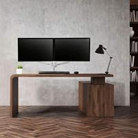 Ergotron LX Dual Arm Side by Side Desk Mount Monitor-tafelbeugel 2-voudig 38,1 cm (15) - 68,6 cm (27) Wit In hoogte verstelbaar, Draaibaar, Kantelbaar, - thumbnail