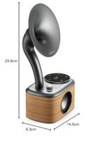 Sangean CP-100D Gramophone Radio DAB+, VHF (FM) AUX, Bluetooth, USB Touchscreen, Oplaadbaar Hout - thumbnail