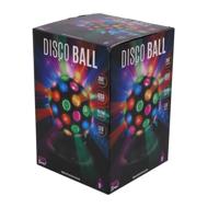 LED Disco Bal 20 cm Zwart - thumbnail