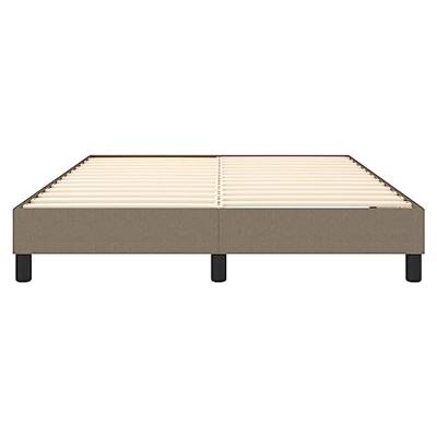 Boxspringframe stof taupe 140x190 cm Boxspringframe stof taupe 140x190 cm