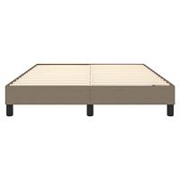 Boxspringframe stof taupe 140x190 cm - thumbnail