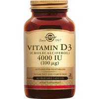 Solgar Vitamine D-3 4000 IU Capsules - thumbnail