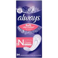 Always Soft Like Cotton inlegkruisje Normal Classic, pak van 34 stuks - thumbnail