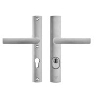 AXA | Veiligheidsbeslag Curve Plus | Smal kruk Blok | PC72 | Anti-kerntrek | Aluminium naturel - thumbnail