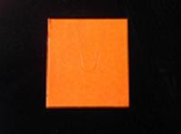 Etiket Sato 16x18mm fl.oranje perm 60rol - thumbnail