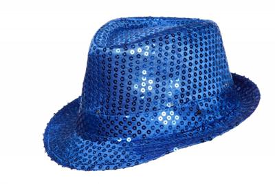 Gangsterhoed blauw LED-verlichting