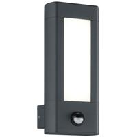 LED Tuinlamp Wandmontage - Bewegingssensor - 9W - Mat Antraciet Aluminium - thumbnail