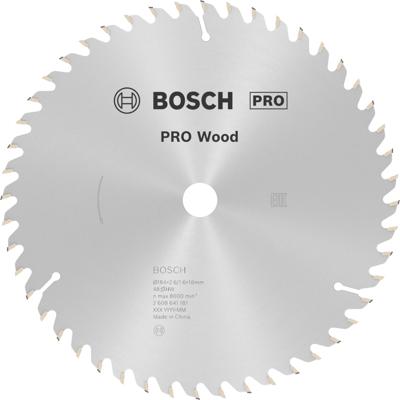 Bosch Accessoires Cirkelzaagblad Optiline Wood 184 x 16 x 2,6 mm, 48 1st - 2608641181