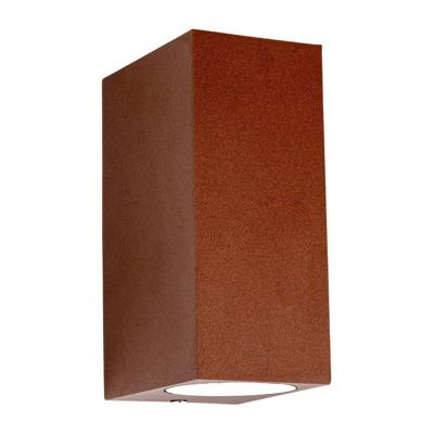 LED&apos;s Light Roestkleurige buitenlamp - IP44 - Excl 2x GU10 - Wandlamp