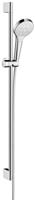 Hansgrohe Croma Select S Multi glijstangset met Croma Select S Multi handdouche 90cm met Isiflex`B doucheslang 160cm wit/chroom 26570400 - thumbnail