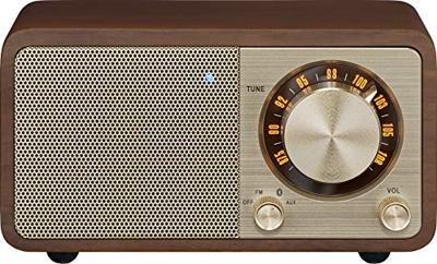Sangean WR-7 Genuine Mini Radio VHF (FM) Bluetooth Oplaadbaar Kersenrood