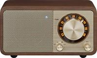 Sangean WR-7 Genuine Mini Radio VHF (FM) Bluetooth Oplaadbaar Kersenrood - thumbnail