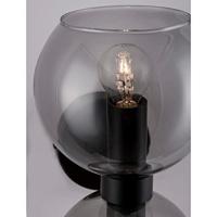 Lyora WandlampPalmer zwart met smoke glas - 9241120 - thumbnail
