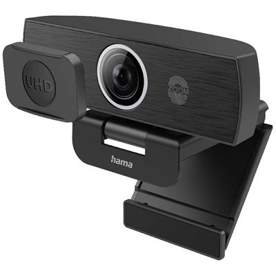 Hama PC-webcam C-900 Pro, UHD 4K, 2160p, USB-C, voor streaming Webcam Zwart