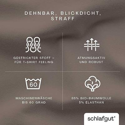 Schlafgut Schlafgut Pure Jersey Boxspring Hoeslaken M - 120x200 - 130x220 790 Sand Deep
