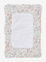 Verschoonkussen van katoenen hydrofiel doek voor poppen Flora meerkleurig - thumbnail