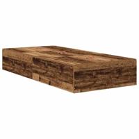 Bedframe met opslag Oud hout 200 x 100 x 31.5 cm Bewerkt hout - thumbnail