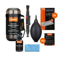 Rollei Camera reinigingsset Travel - Set voor lens- en lensreiniging, incl. Lenspen, airblower en microvezeldoek - Ideaal voor onderweg/reizen - zwart - thumbnail