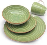 Michelino Serviesset Groen 16-delig voor 4 persoons borden - thumbnail