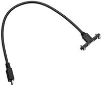 Delock USB-kabel USB 2.0 USB-micro-B stekker, USB-micro-B bus 0.25 m Zwart 85245 - thumbnail