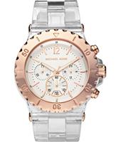 Horlogeband Michael Kors MK5444 Kunststof/Plastic Transparant 26mm - thumbnail