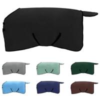 VidaXL Paardendeken zwart polyester - thumbnail