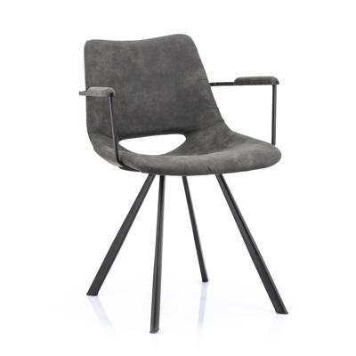By-Boo Eetkamerstoel 'Vagabond', kleur Antraciet