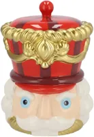 Daan Kromhout Design voorraadpot aardewerk candy nutcracker 14x20cm red - thumbnail