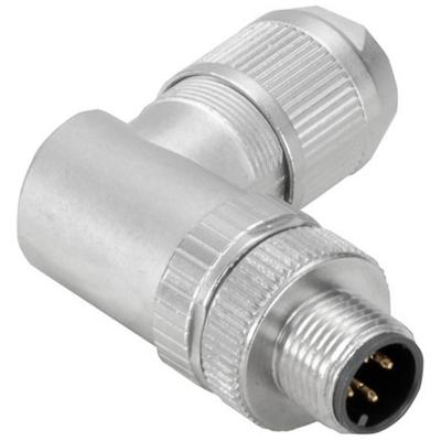 Weidmüller 2681690000 Sensor/actuator connector, niet geassembleerd M12 Aantal polen (sensoren): 4 Stekker, haaks 1 stuk(s)