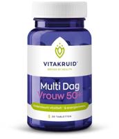 Vitakruid Multi Dag Vrouw 50+ 100% Vegan 30 - thumbnail