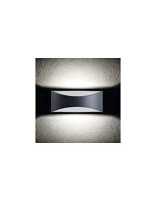 LED Wandlamp Biso Zwart - 4000K - 8 Watt - IP54 LED Wandlamp Biso Zwart - 4000K - 8 Watt - IP54