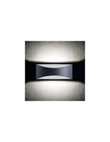 LED Wandlamp Biso Zwart - 4000K - 8 Watt - IP54 - thumbnail