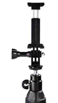 Hama Tafelstatief 1/4 inch Werkhoogte: 20 - 90 cm Zwart Incl. smartphonehouder Hama Tafelstatief 1/4 inch Werkhoogte: 20 - 90 cm Zwart Incl. smartphonehouder