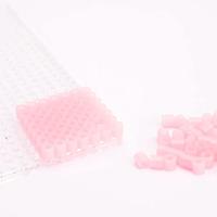 Vaessen Creative • strijkkralen glow roze 1100st. - thumbnail