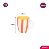 Cookinglife Mokken Summer Vibes 340 ml - 6 stuks - thumbnail