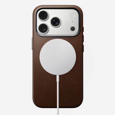 Nomad Traditional Leather Case iPhone 17 Pro Bruin