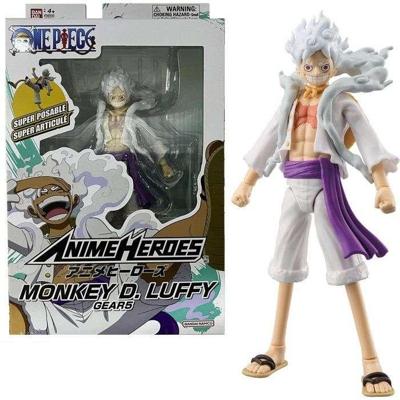 One Piece-figuur - BANDAI - Anime Heroes - 37054 - Luffy Gear 5 - 17 cm