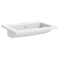 Wasbak 600x450x120 mm graniet wit - thumbnail