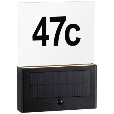 Paulmann 94725 Neda IP44 2200K Huisnummerlamp op zonne-energie Energielabel: A (A - G) 1 W Goud Antraciet Paulmann 94725 Neda IP44 2200K Huisnummerlamp op zonne-energie Energielabel: A (A - G) 1 W Goud Antraciet