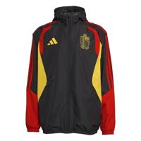 adidas België All Weather Jas 2026-2028 Zwart Geel Rood - thumbnail