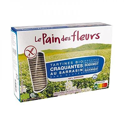 Pain Des Fleurs Boekweitcrackers zonder zout bio 300 Gram