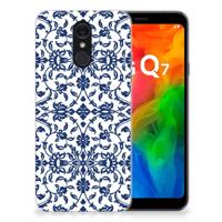 LG Q7 | TPU Case | Flower Blue - thumbnail