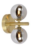 Lucide TYCHO - Wandlamp - 2xG9 - Mat Goud / Messing - thumbnail
