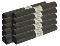 Vuilniszak 33 micron, ft 90 x 120 cm, 150 liter, grijs, rol van 20 stuks - thumbnail