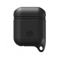 Xccess Shockproof Silicone Case with Hook for Apple Airpods Black - thumbnail
