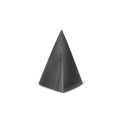 Shungit piramide 3x6 cm - zwart - 6 cm