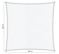 Vierkant schaduwdoek 3,00x3,00 m Ibiza White Shadow Comfort - Shadow comfort - thumbnail