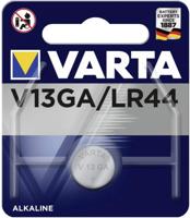 Varta V13GA/LR44 alka knoop batterij 1,5 - thumbnail