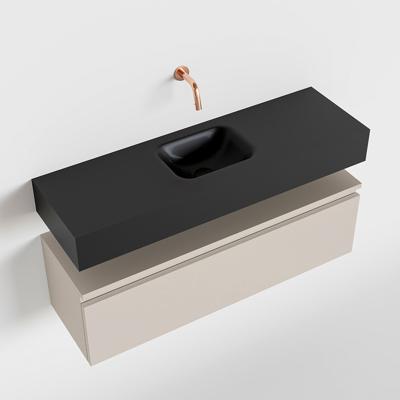 MONDIAZ ANDOR 100cm toiletmeubel linen. LEX 100cm wastafel urban midden geen kraangat MONDIAZ ANDOR 100cm toiletmeubel linen. LEX 100cm wastafel urban midden geen kraangat