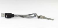 FUSE Chicken LPM Titan M Loop Kabel Micro USB voor Android Smartphone Zilver - thumbnail